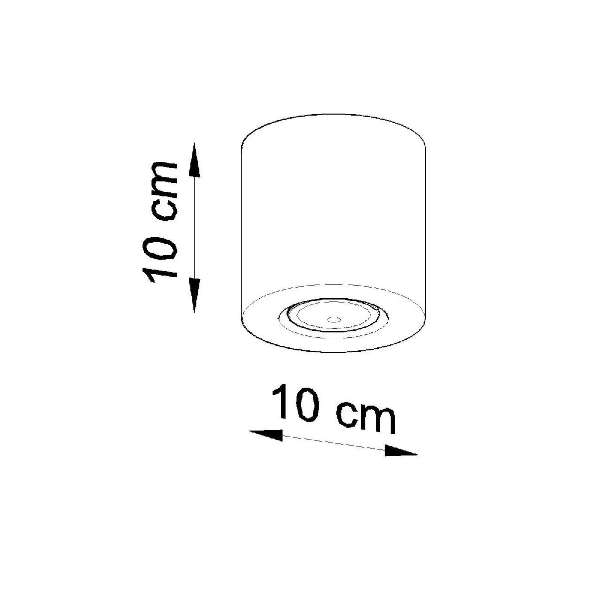 Lubinis Šviestuvas "Concrete Round"